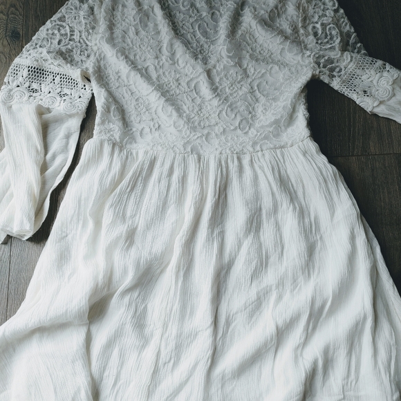 easel Dresses Easel Los Angeles Ivory White Boho Lace And Soft